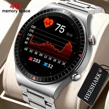 2022 Luxury steel Bluetooth Call SmartWatch 4G ROM Men Local Music Heart Rate Fitness Tracker Smartwatch For Huawei Xiaomi phone