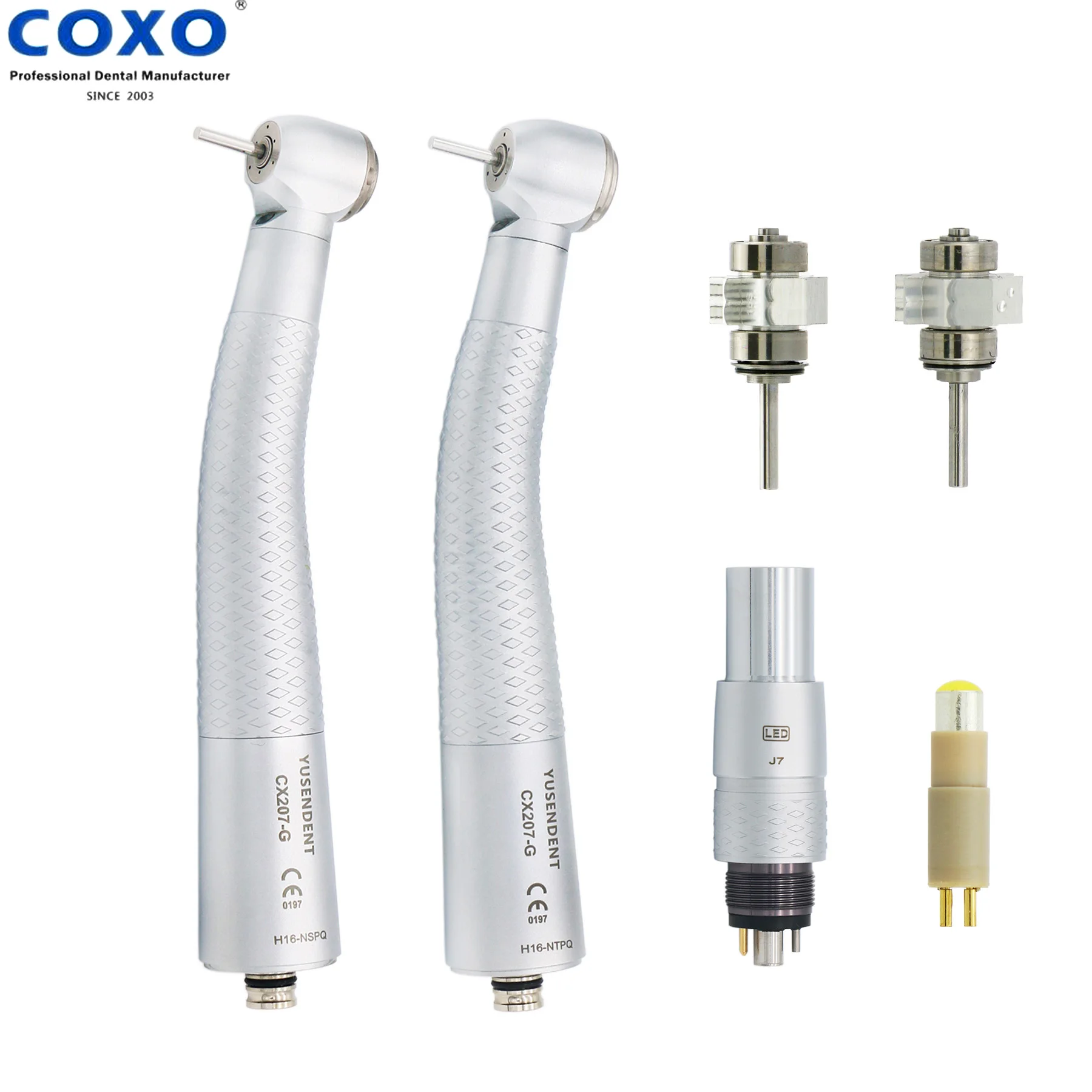 

COXO, стоматологический Волоконно-Оптический высокоскоростной турбинный наконечник для NSK Machlite Phatelus светодиодный муфта