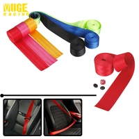 3 point car seat belt webbing polyester seat lap retractable auto seat safety belts harness straps 3 5m 46mm cr1018
