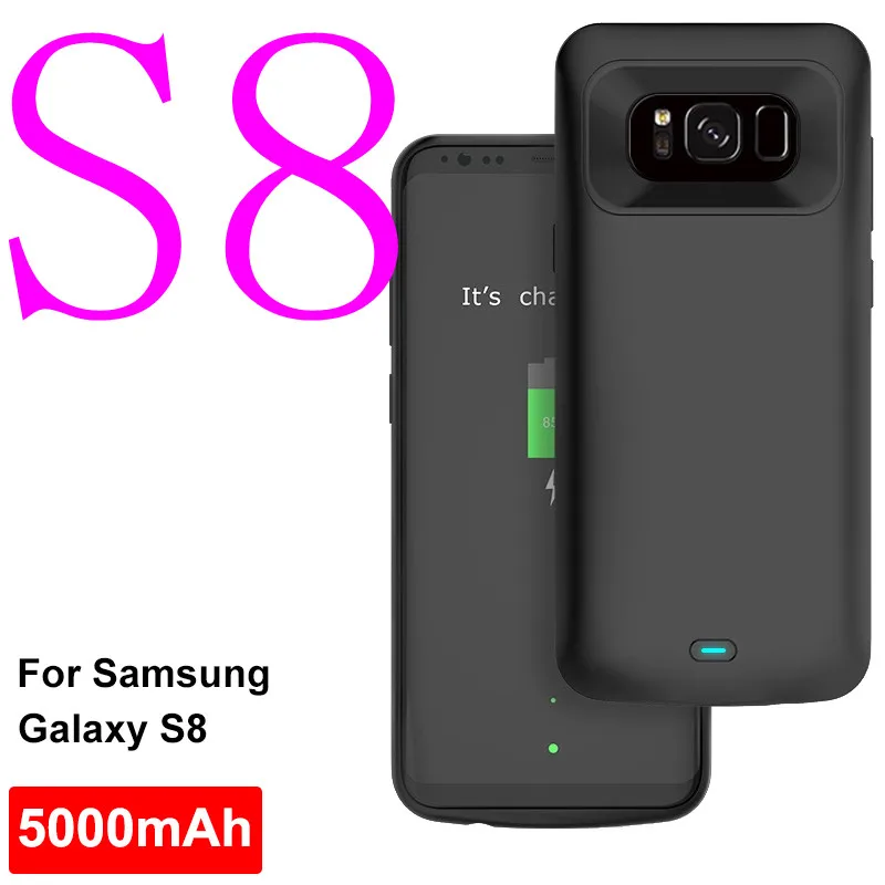 Shockproof battery charger case For Samsung Galaxy S9 S8 Plus Note 9 8 External Portable charger Cover power bank Charging case