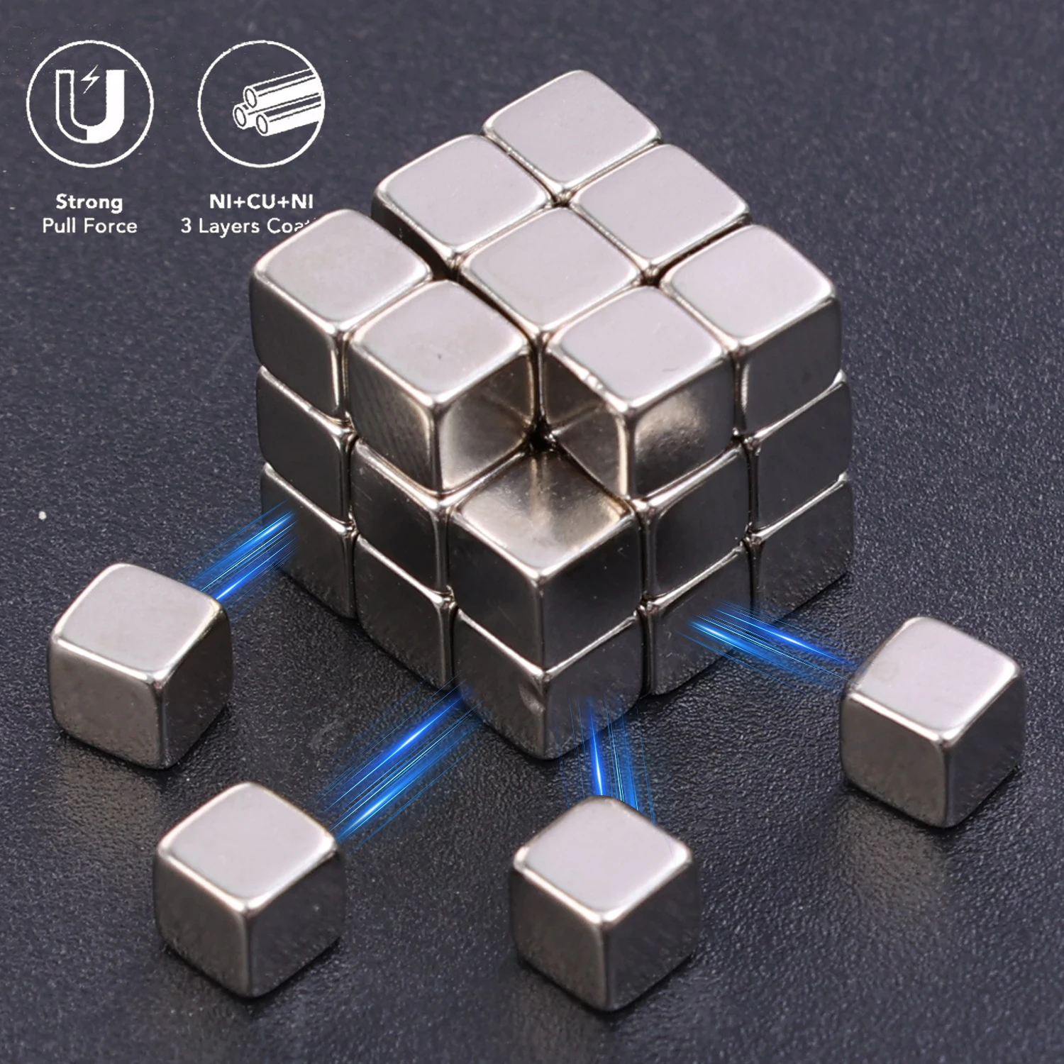 10-100 шт. 5x5x5 мм крошечные квадратные магниты-кубы для рукоделия холодильника доски