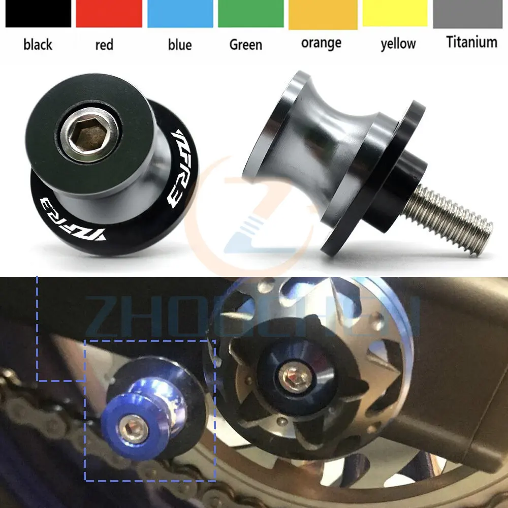 

Motorcycle Accessories CNC Swingarm Spools Slider Stand for YAMAHA YZF R1 Swing Arm Screws Cafe Racer Equipments Modified Parts