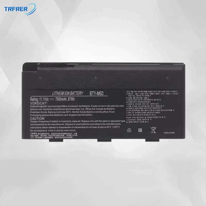BTY-M6D Аккумулятор для ноутбука 7800 мАч MSI GT60 GT70 gx780r gx680 gx780 gt780r gt660r gt663r gx660 gt680r gt783r