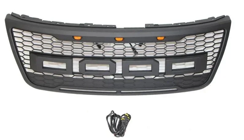 Сетчатая решетка переднего бампера сотовая сетка со светодиодной подсветкой для