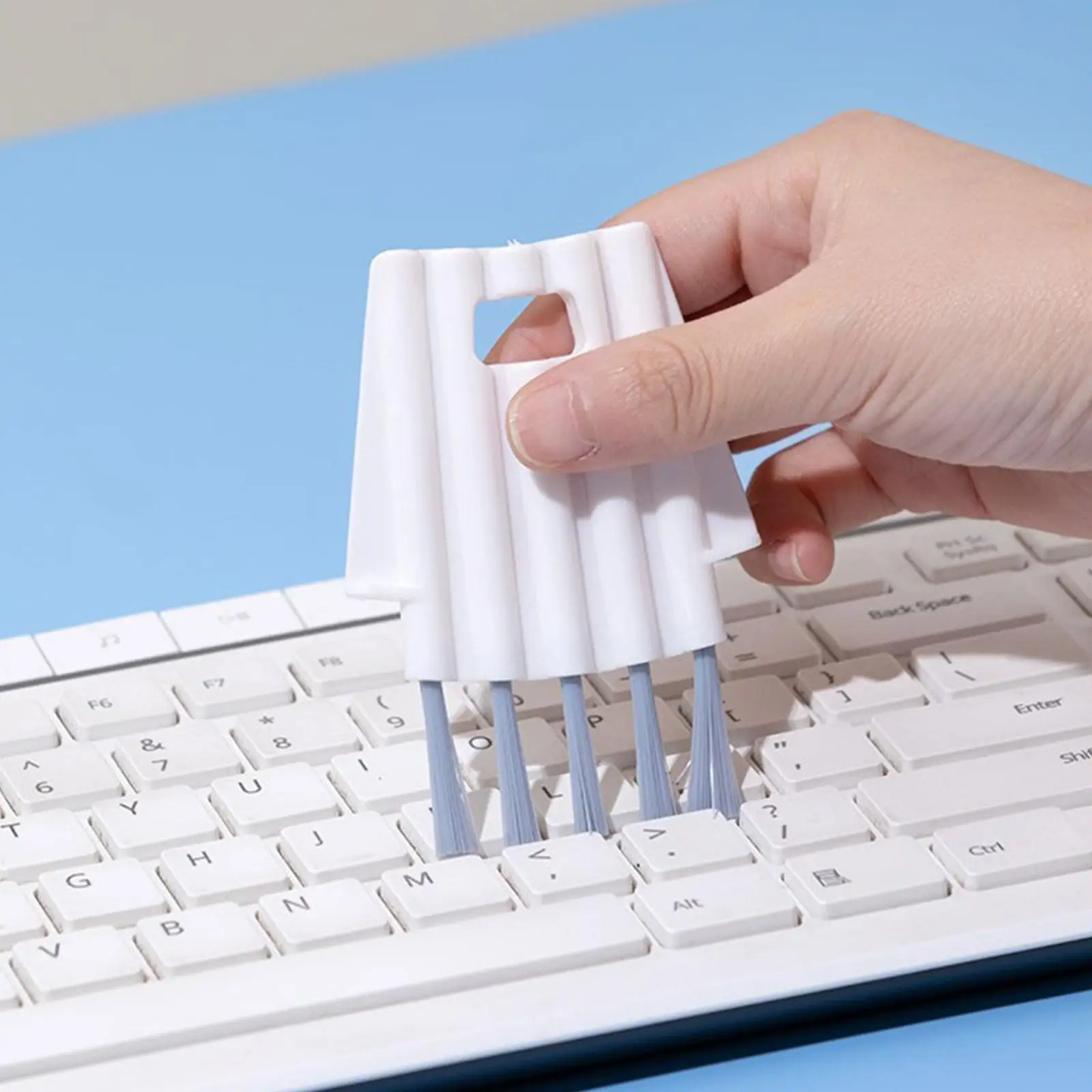 

Cute Cactus Multifunctional Keyboard Crevice Brush Cup Lid Brush Gap Soft Bristles Detail Cleaning Brush 3 In 1