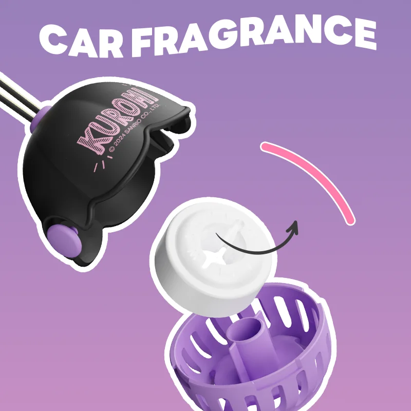 Sanrio Kuromi воздушный шар автомобильный ароматерапия милый освежитель воздуха декор