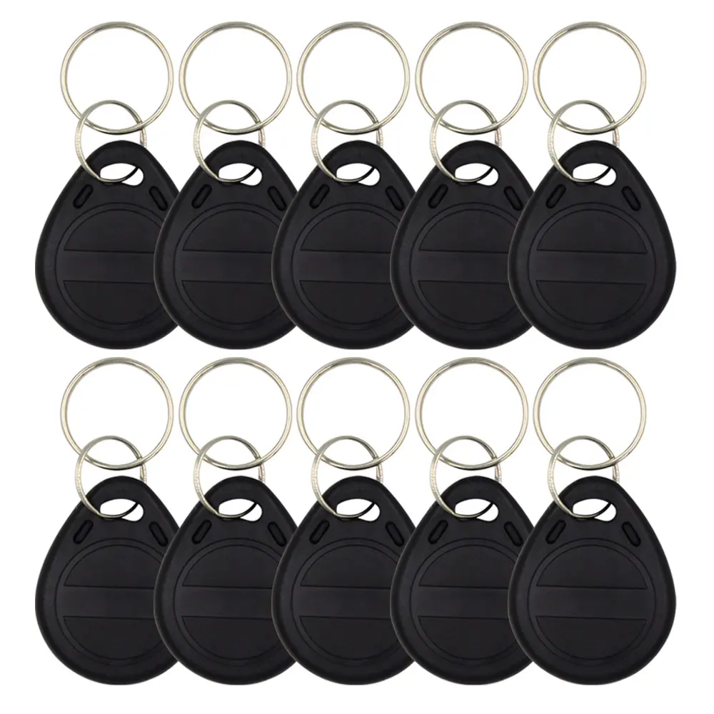 

10 шт. Дубликатор EM4305 T5577 keyfobs клон близость значок перезапись копия 125 кГц RFID тег карта