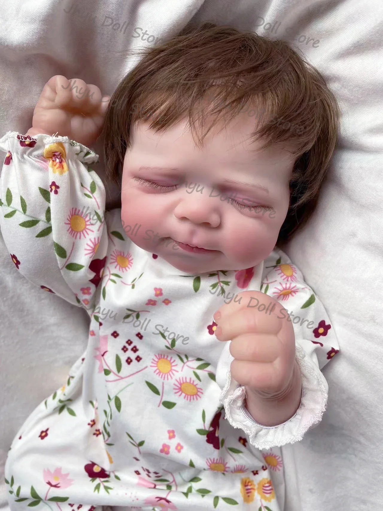 19-дюймовая кукла Reborn для новорожденных Pascale мягкая на ощупь с 3D-кожей