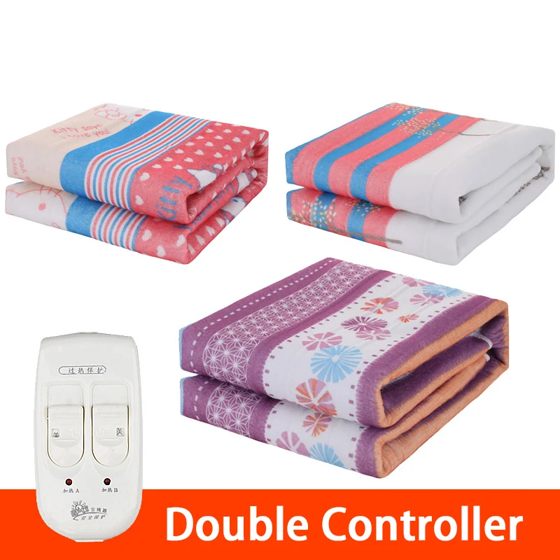 Electric Blanket 150x180cm 220/110V Thicker Heater Heated Bl