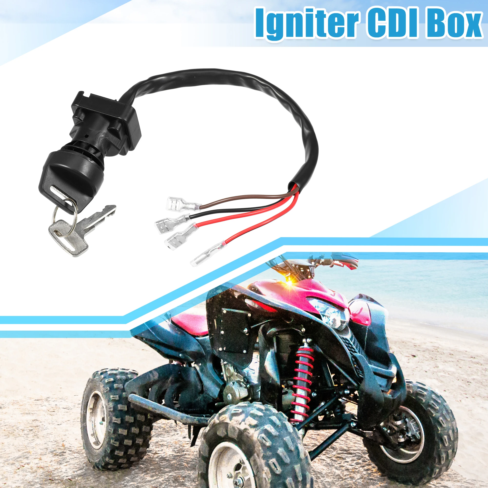 

Motoforti Motorcycles Ignition Key Switch for Polaris Sportsman 335 4X4 2000 for Polaris Sportsman 335 4X4 1999 1PZ84PF48V