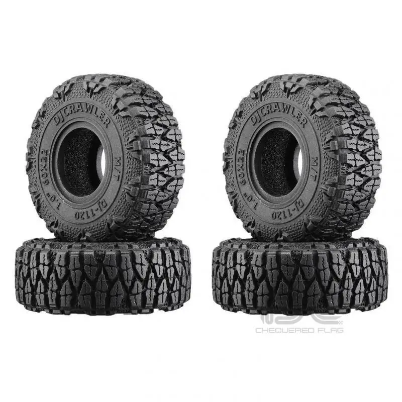

1 Inch Mt Tires+sponge Butyl Rubber 1/24 Rc Crawler Truck Car Parts For Axial Scx24 Deadbolt Axi00001 Axi00006 Gladiator 1/18