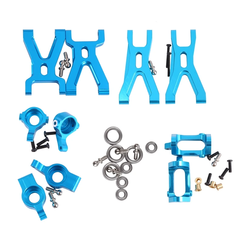 

Upgrade Suspension Arm & Front/Rear Hub C Seat Parts Kit for WLtoys A959 A979 A959B A979B K929 RC Car Replacements,Blue