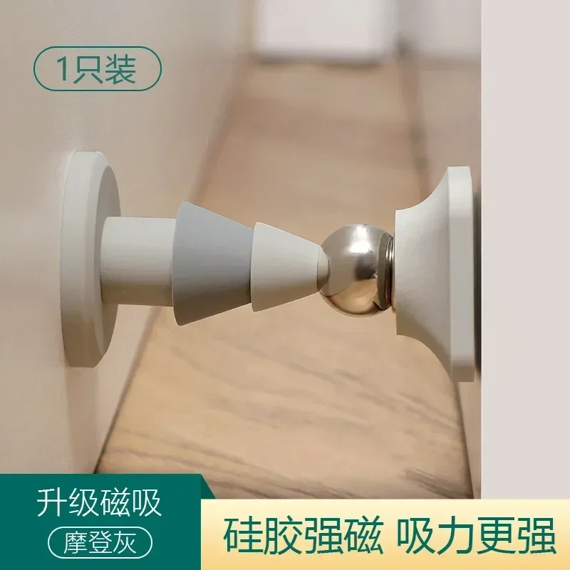 Заборочная дверь на присоске, ограничитель для напольной двери, верхняя часть двери с сильным магнитом для ванной комнаты без сверления, дверной стопор с 3D клейкими лентами