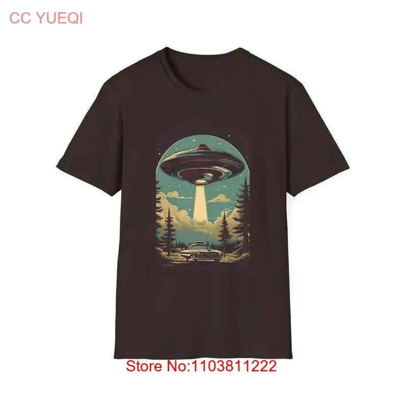 Винтажная футболка в мягком стиле НЛО