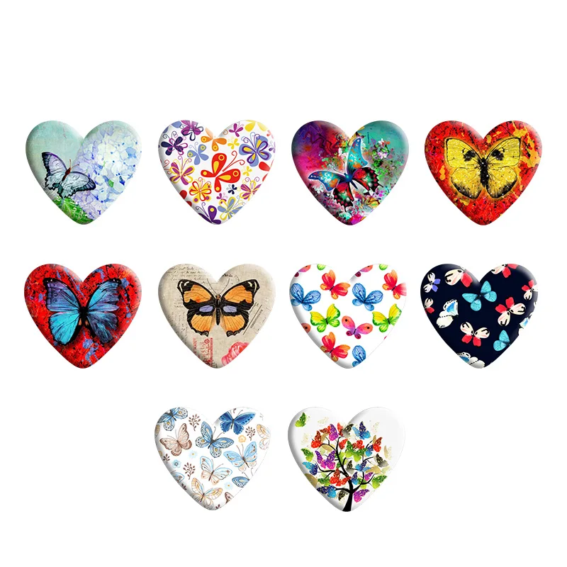 

Hearts Love Heart Resin Cabochon Accessories DIY Earring Hair Phone Applique R1730