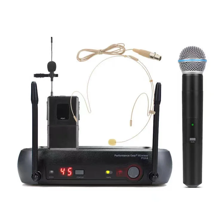 Фото PGX4 BETA58 UHF Беспроводной микрофон Кардиоидный портативный вокальный сценический студийный микрофон PGX24 BETA58A №1