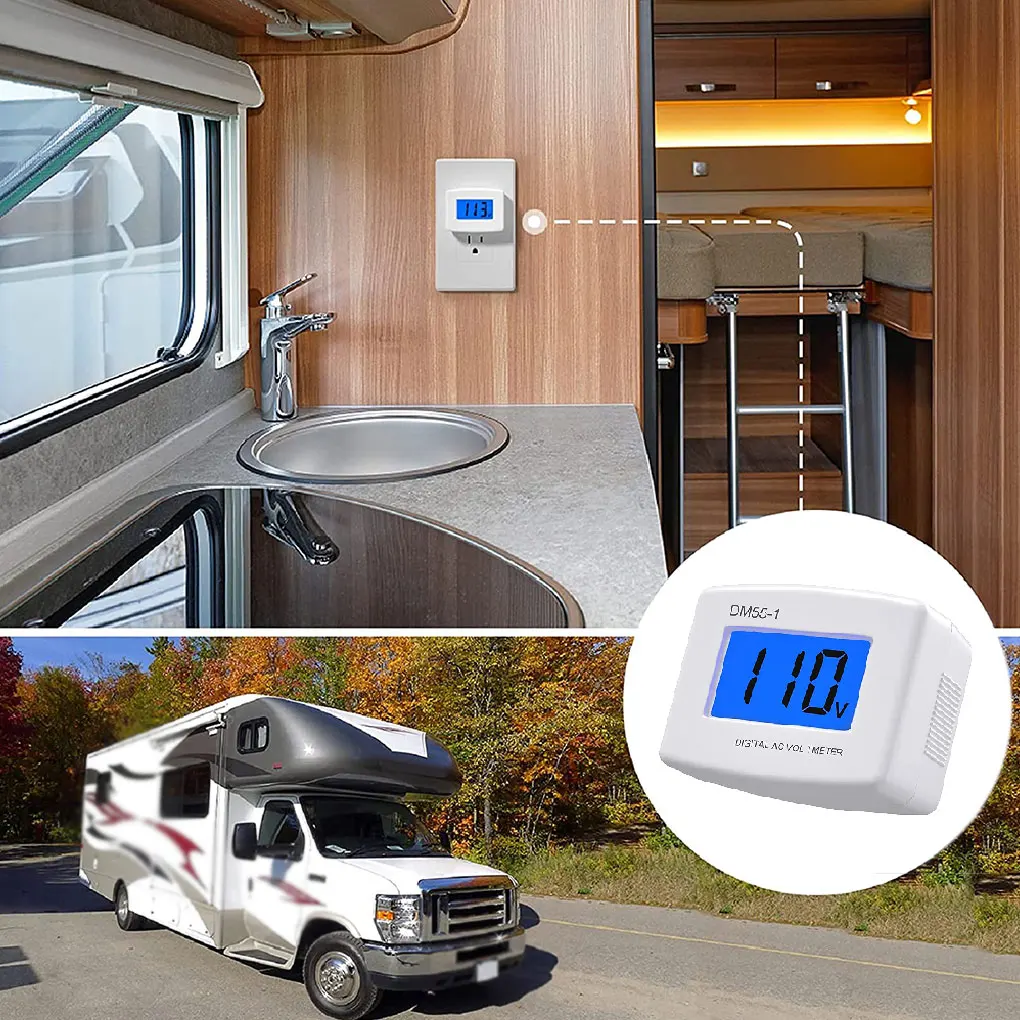 

Digital Voltmeter Universal Adjustable Voltage Panel Volt Test Monitors