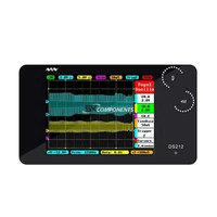 mini ds212 digital storage oscilloscope portable nano handheld bandwidth 1mhz sampling rate 10msas thumb wheel