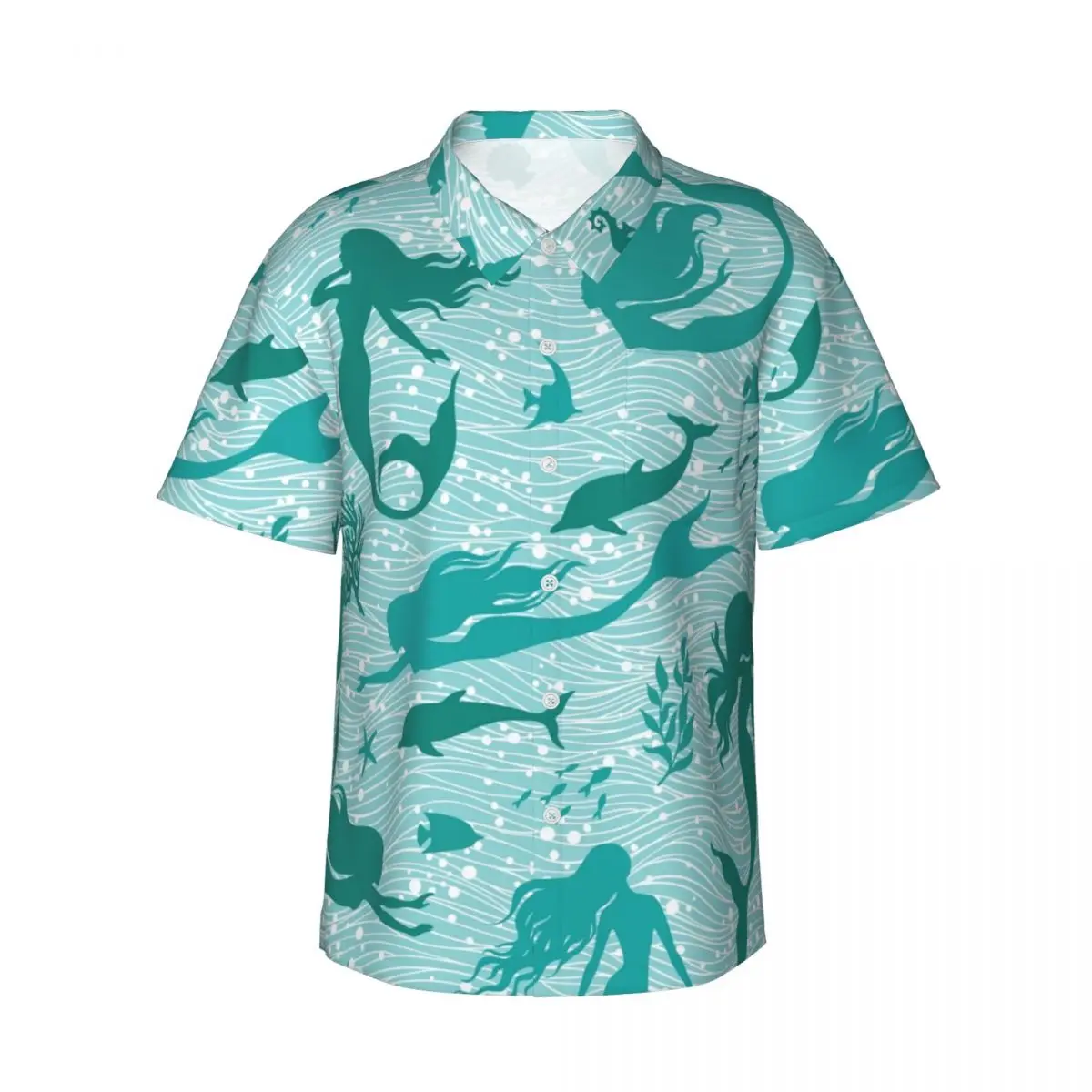 

Мужская Летняя гавайская рубашка с коротким рукавом и 3D-принтом