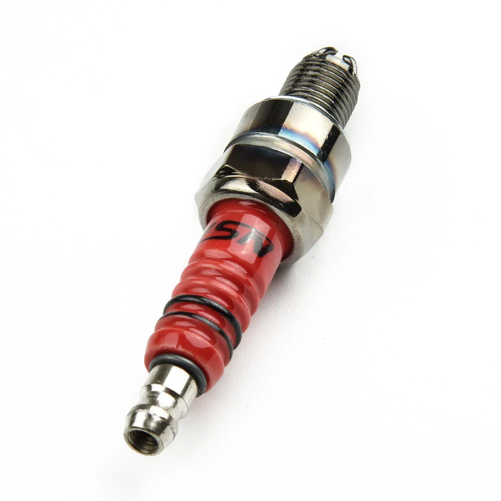 

1pcs 3-Electrode Spark Plug A7TC Replacement For 50CC-150CC ATV Motorcycle GY6 50CC 70CC Scooter Dirtbikes Go Kart Spark Plug