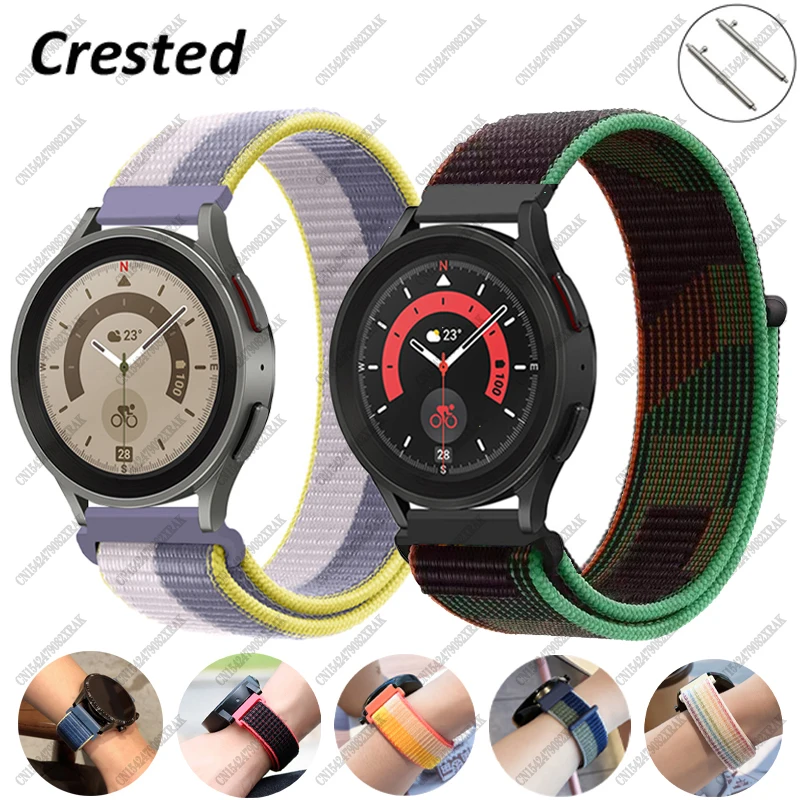 

Ремешок нейлоновый 22 мм для часов Fossil GEN 6 44 мм GEN6/GEN 5 5E 44 мм/GEN5 LTE 45 мм