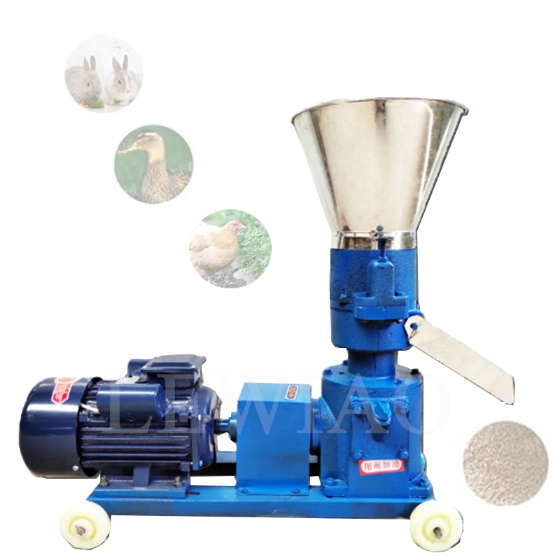 

100-200Kg/H Poultry Pellet Feed Equipment Animal Feed Processing Machine Livestock Cattle Sheep Chicken Feed Pellet Mill