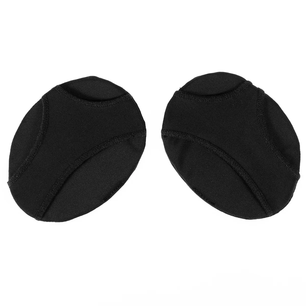 

1 Pair 2 Holes Silicone Gel Heel Pads Forefoot Half Yard Pads Anti-Slip Pads Forefoot Arch Support High-heeled Shoes Insoles -