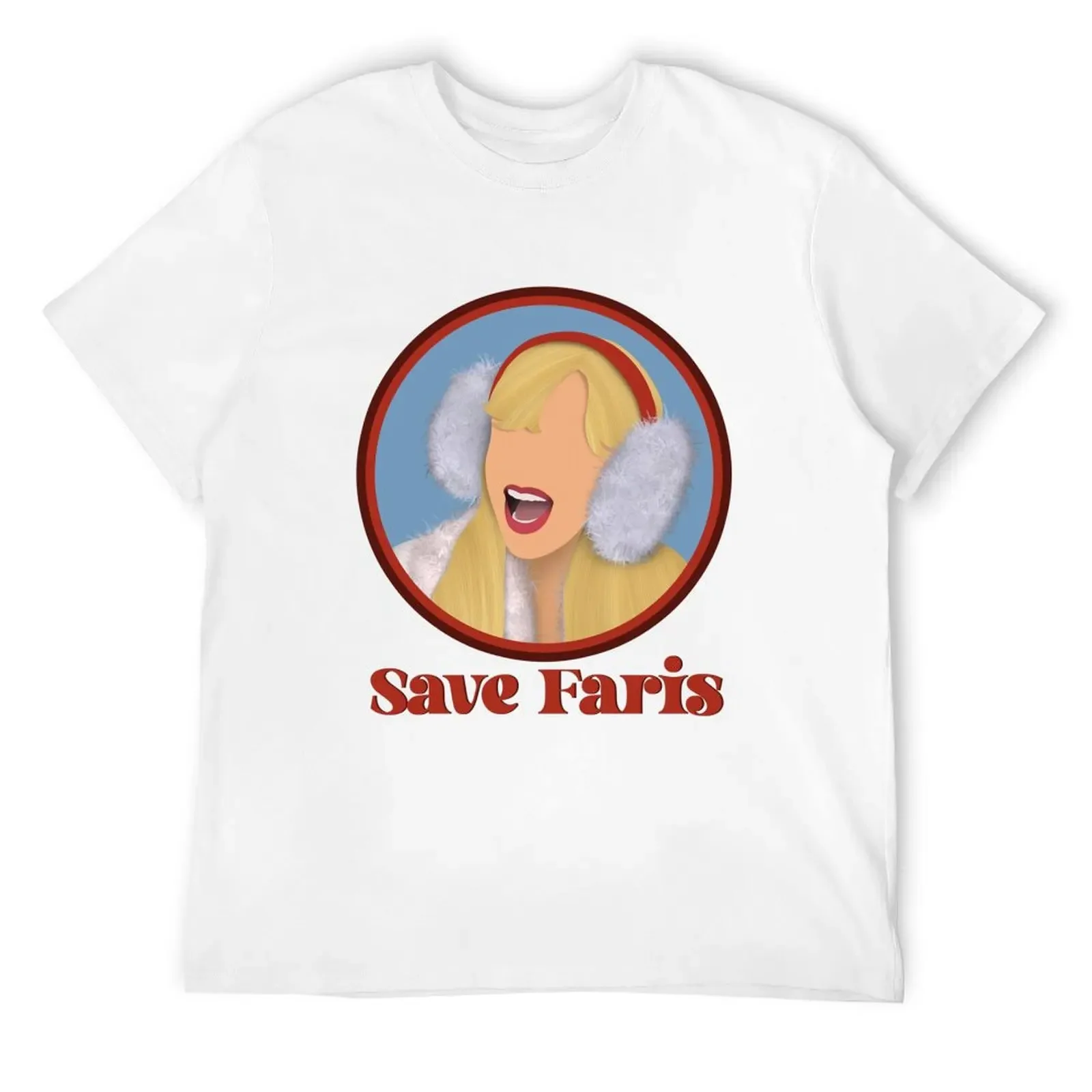 Футболка Save Faris (круглая) одежда рубашка в стиле аниме облегающие футболки для