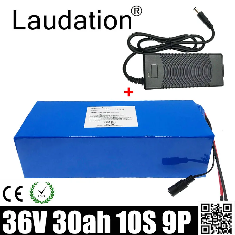 

Laudation 36V30ah Lithium Battery 10S 9P 18650 Group With 25A BMS For Electric Bicycles/Motorcycles With Motors Less Than 1000W