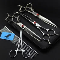 7 0 inch japan professional pet scissors set cat dog supplies pets grooming cutting scissors shears kit