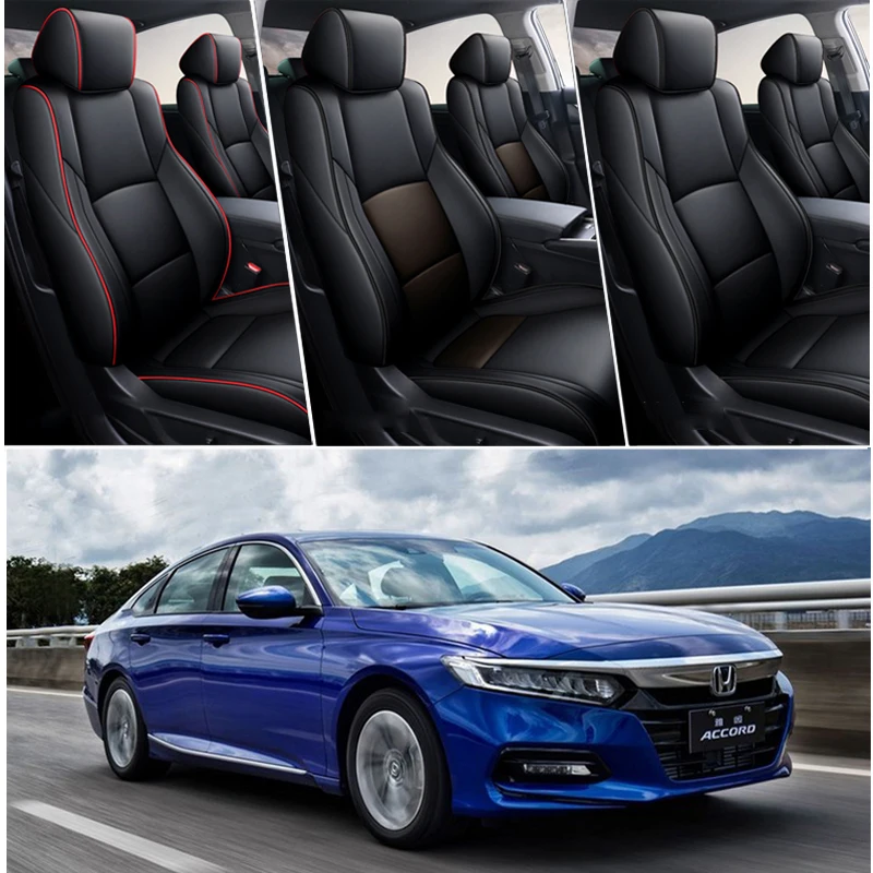 Чехлы на автомобильные сиденья для Honda Accord 2018-2022 водонепроницаемые дышащие