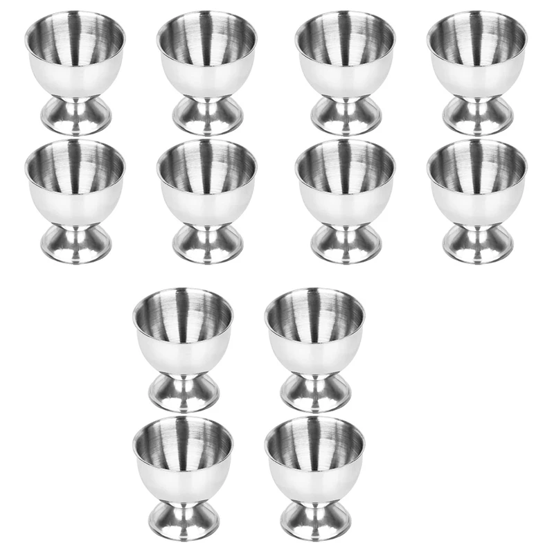 

Набор стаканчиков для яиц из нержавеющей стали, 12 шт.