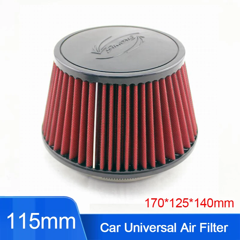 

Car 115mm Universal Air Intake Filter High Performance Washable Sport Air Filter Car Professional Spare Parts