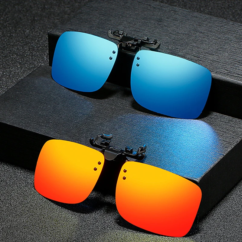 

Men's And women's TR Polarized Glasses clip-on Real Film Reversible Cycling Glasses clip-on Box Sunglasses clip-on