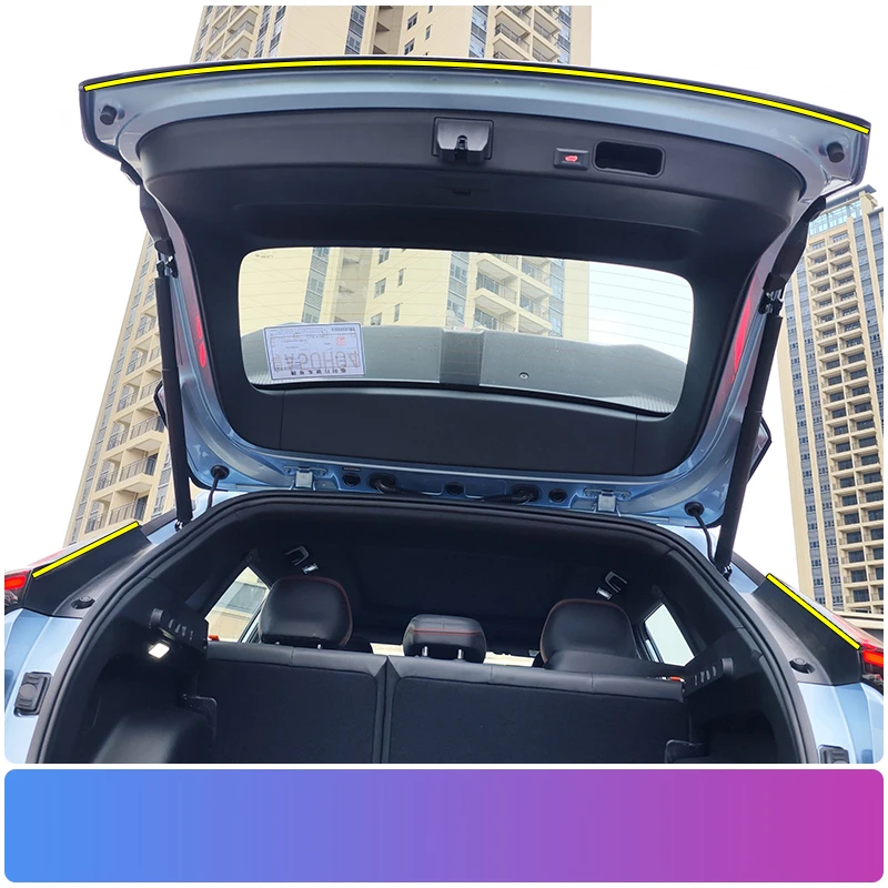 

Для Geely Cityray 2024 2025 автомобильный Стайлинг уплотнительная лента дверной двигатель звукоизоляция пылезащитная резиновая лента автоаксессуары