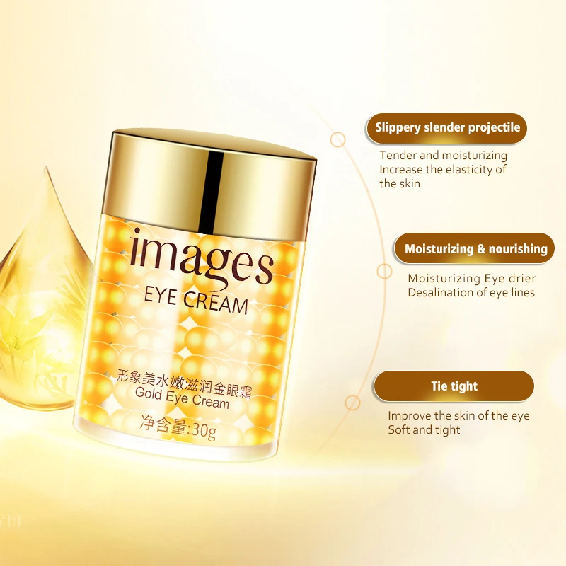 

Gold Eye Cream Eye Bags from Wrinkles aloe vera Anti Aging Removal Dark Circles Repair Moisturizing