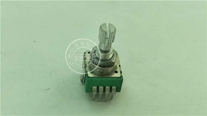 

ALPHA 142 Vertical potentiometer with switch OB10K 360 degree handle 15MM flower 42 pins