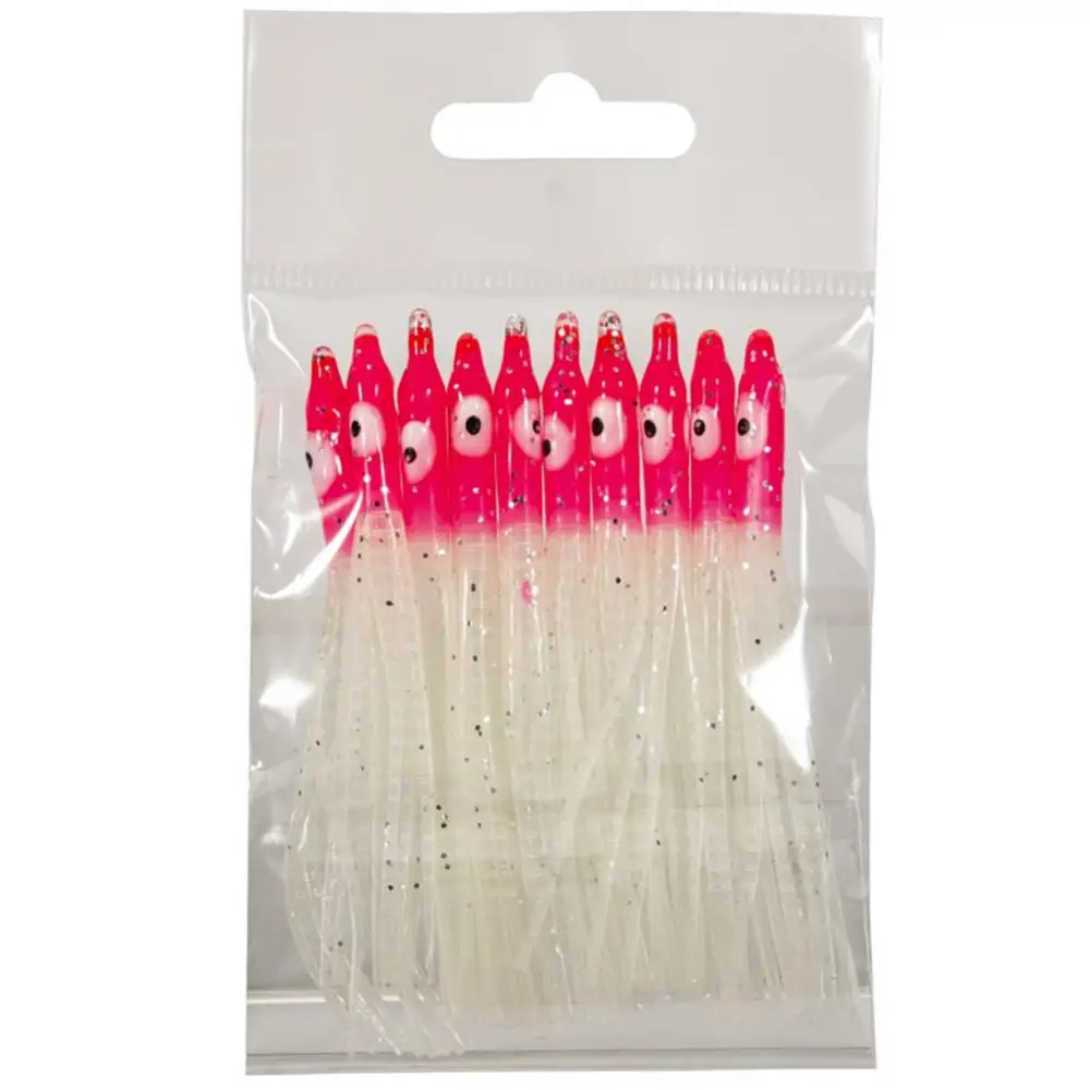 

Luminous Soft Bait Pvc Glitter Color Powder Fake Bait 8cm Realistic Bionic Bait Squid Fake Bait