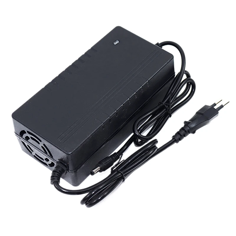 

54.6V 2A/3A/5A Charger 13S 48V Li-Ion Battery Pack Charger Fast Smart Charge Full Self Stop Electric Bike Charger DC:5.5*2.1mm