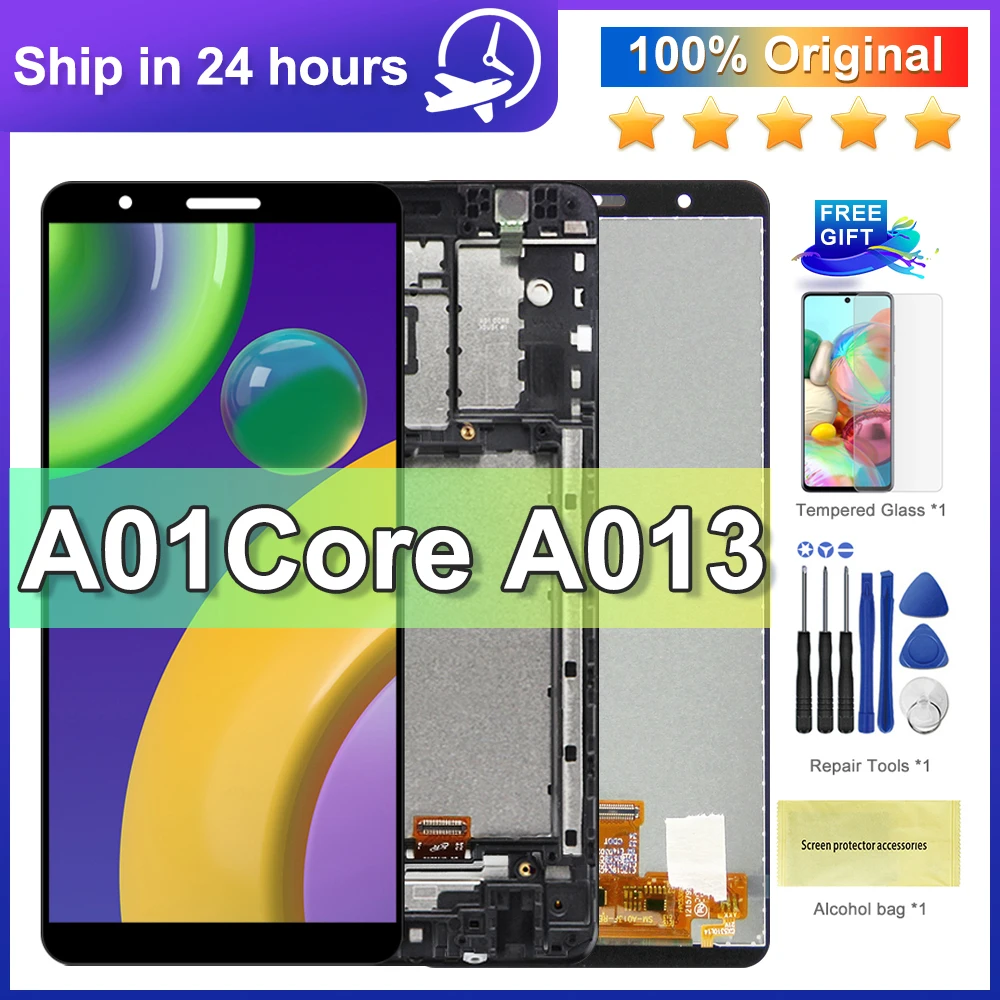 AAA + качество для Samsung galaxy A01 core LCD SM-A013G A013 A013F A013M/DS ЖК-дисплей сенсорный экран дигитайзер замена в сборе