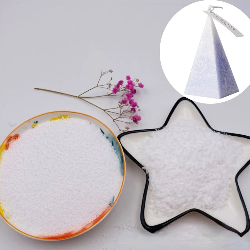 

100/500/1000g Ice Wax Snow Wax Crystal Wax Big Ice Wax DIY Candle Material Aromatherapy Wax Raw Material Handcraft Gift