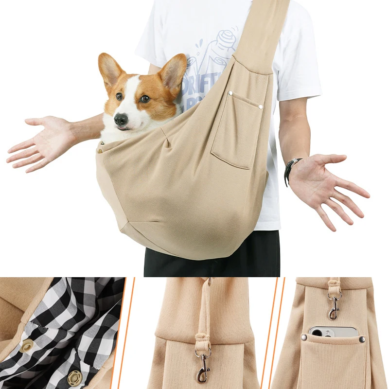 Удобная сумка для собак через плечо домашних животных портативная
