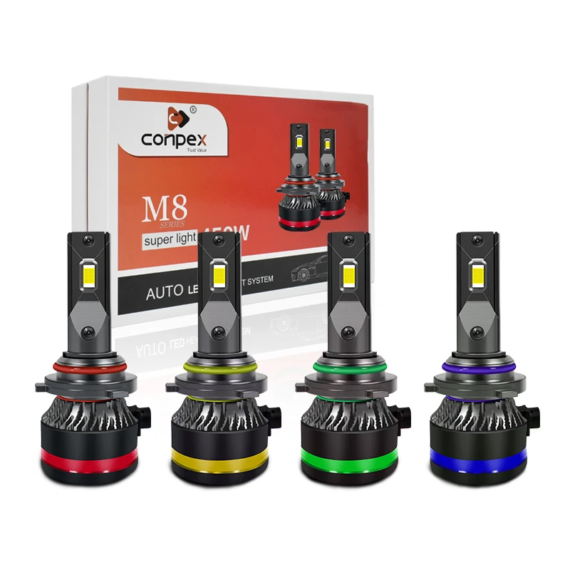 

Conpex New Arrival M8 Type 9005 Auto LED Bulb High Power 90W 10000LM Car Headlampa pair