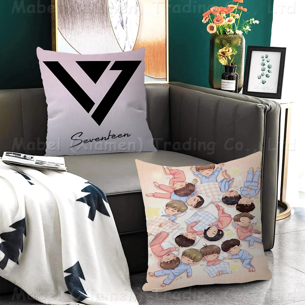 Чехол для подушки Seventeen Kpop автомобильная наволочка дивана автомобиля