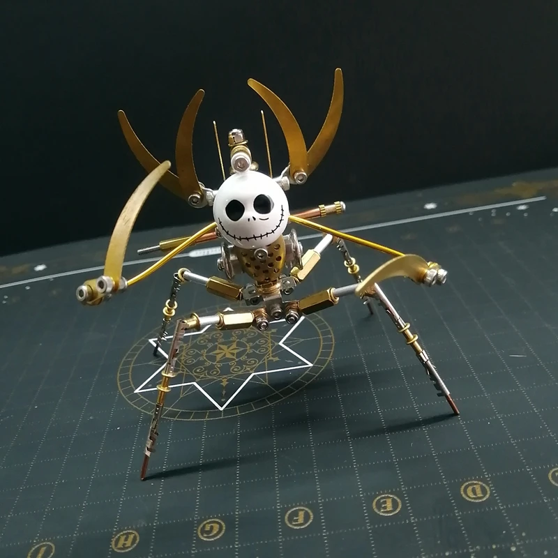 

Стимпанк параллельный мир Механическая Вселенная призрак воин настольное украшение металлическая сборка модель солдата