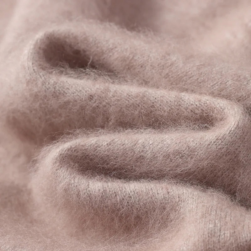 Мужской кашемировый свитер из норки свободный осенне-зимний Молодежный