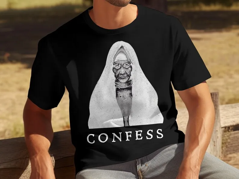 Футболка унисекс с принтом ужасов 100% хлопок круглым вырезом