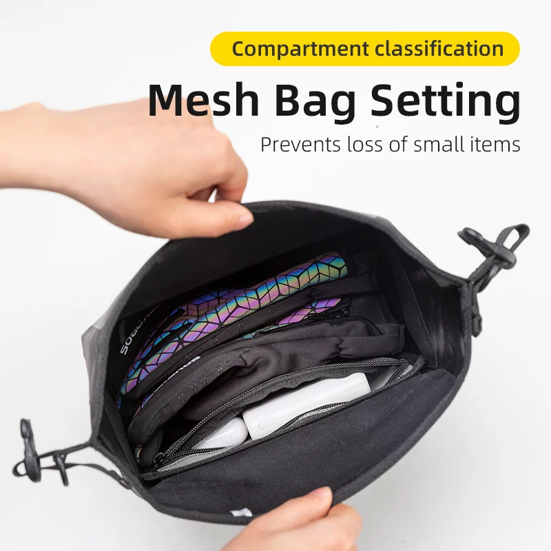 Водонепроницаемая сумка ROCKBROS для электровелосипеда складной ранец на плечо