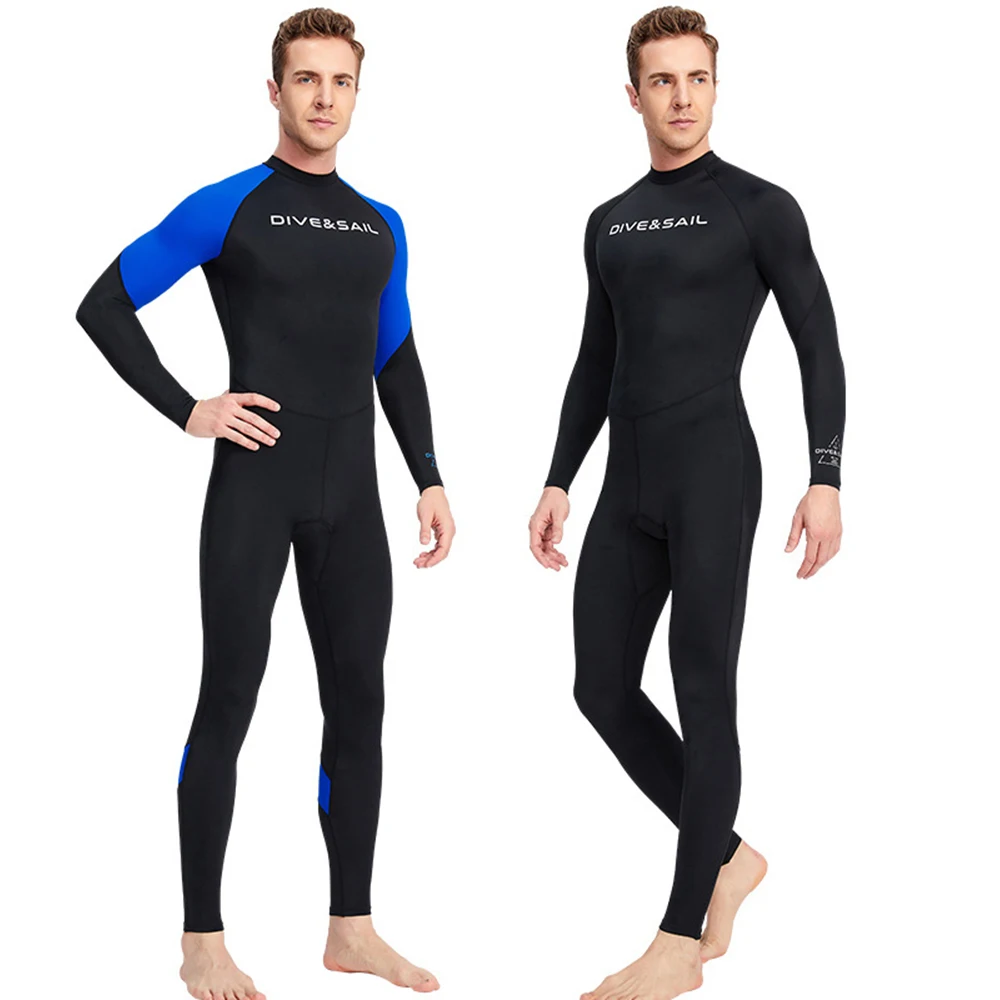 Men's Lycra Surfing Suit One-Piece Quick-Drying Sunscreen Defend Jellyfish Water Sports Swimming Snorkeling Surfing Suit