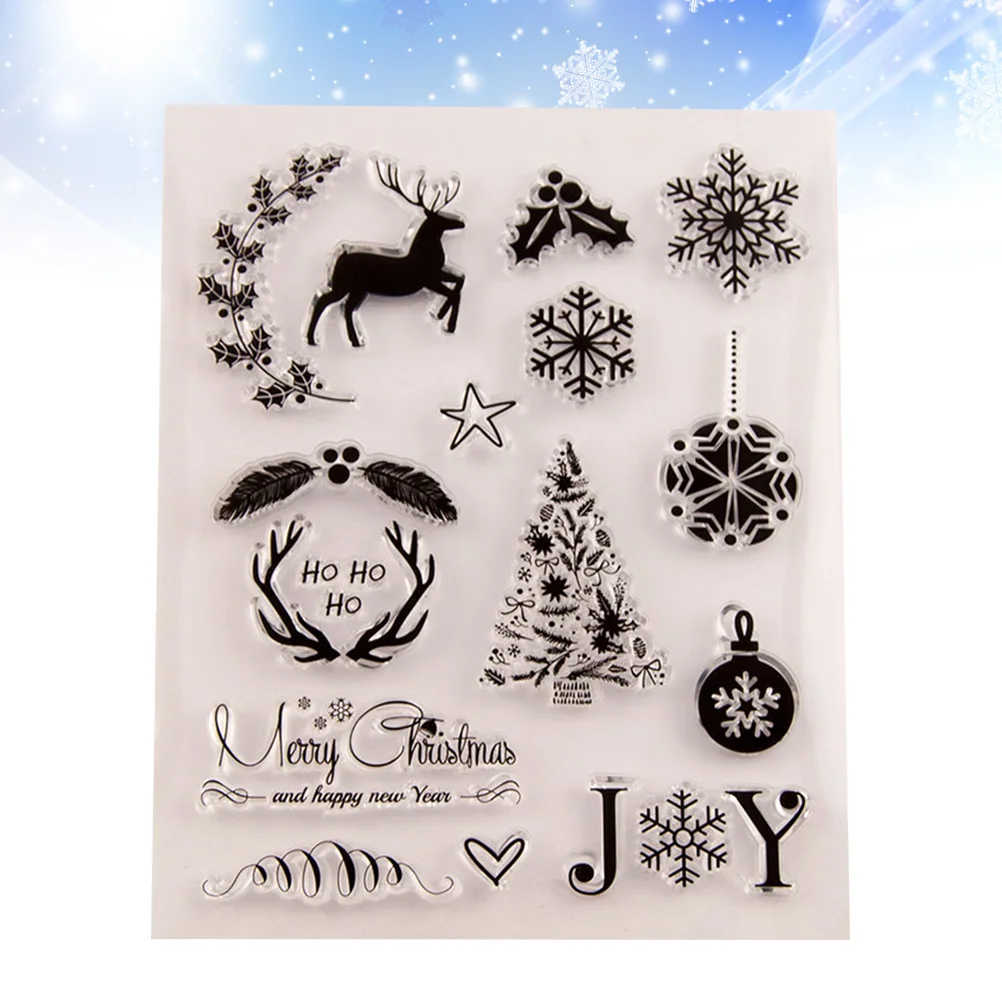 

1 pc Clear Stamp Delicate Cling Stamp Scrapbooking Transparent Stamps for Craft Photo Album DIY Diary Making